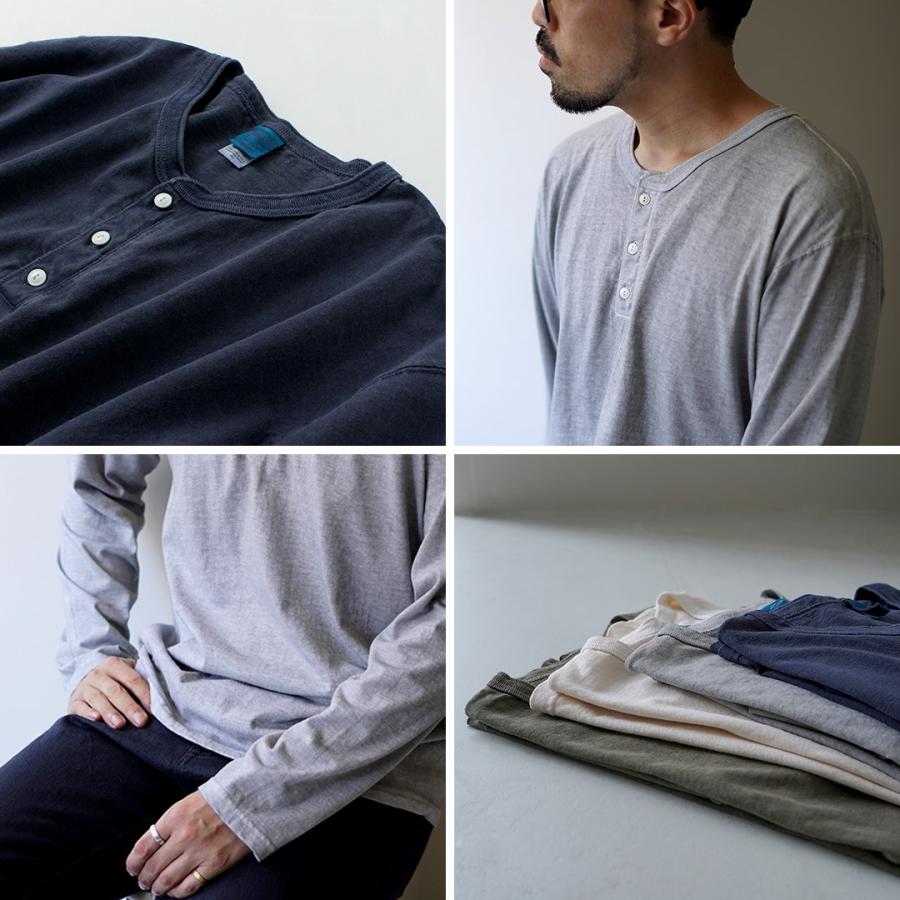 GOOD ON（グッドオン） カラー別注 ロングスリーブ ヘンリーネック T
