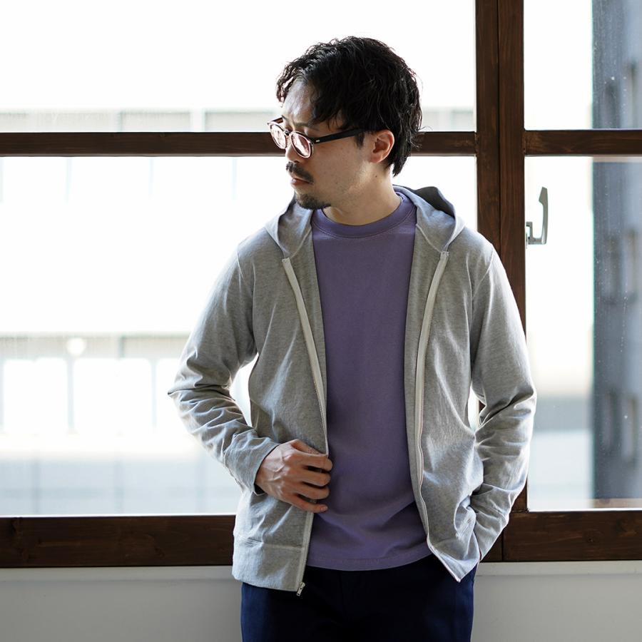 GOOD ON（グッドオン） ジップTEEパーカー ピグメントダイ / メンズ
