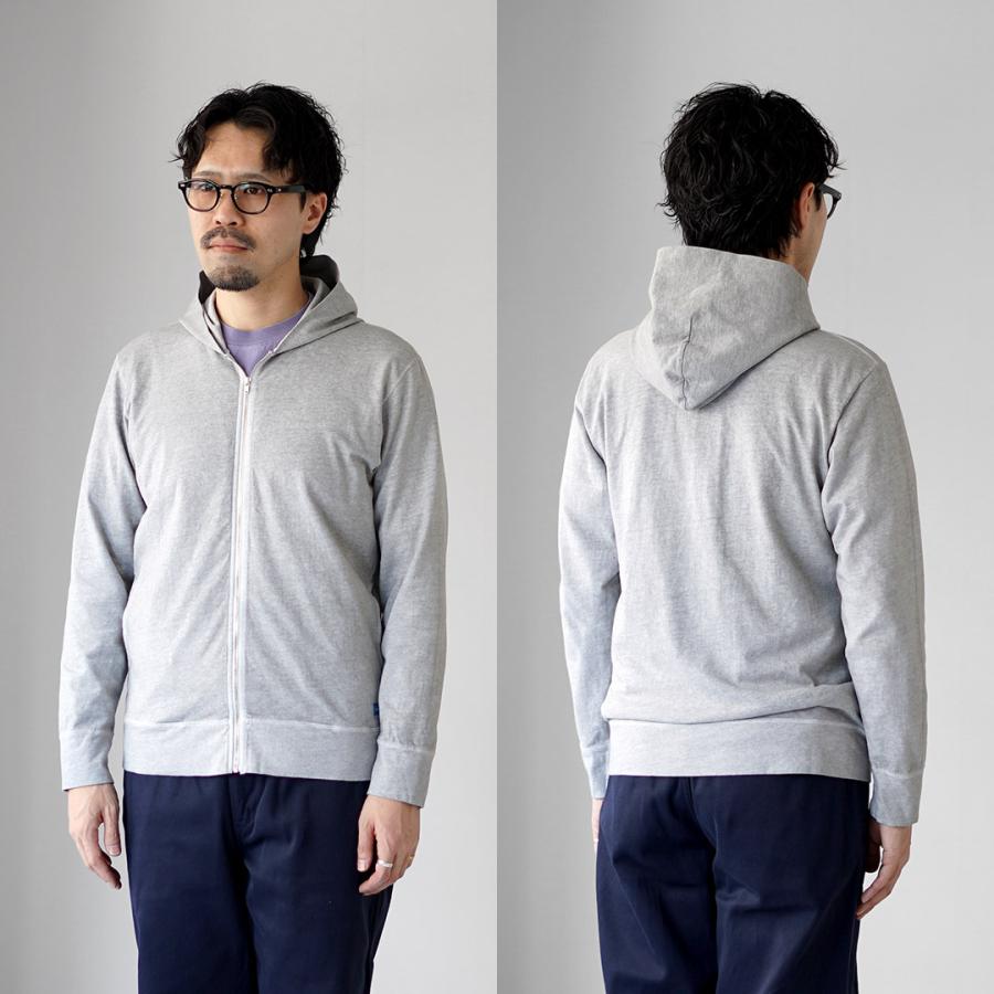 GOOD ON（グッドオン） ジップTEEパーカー ピグメントダイ / メンズ