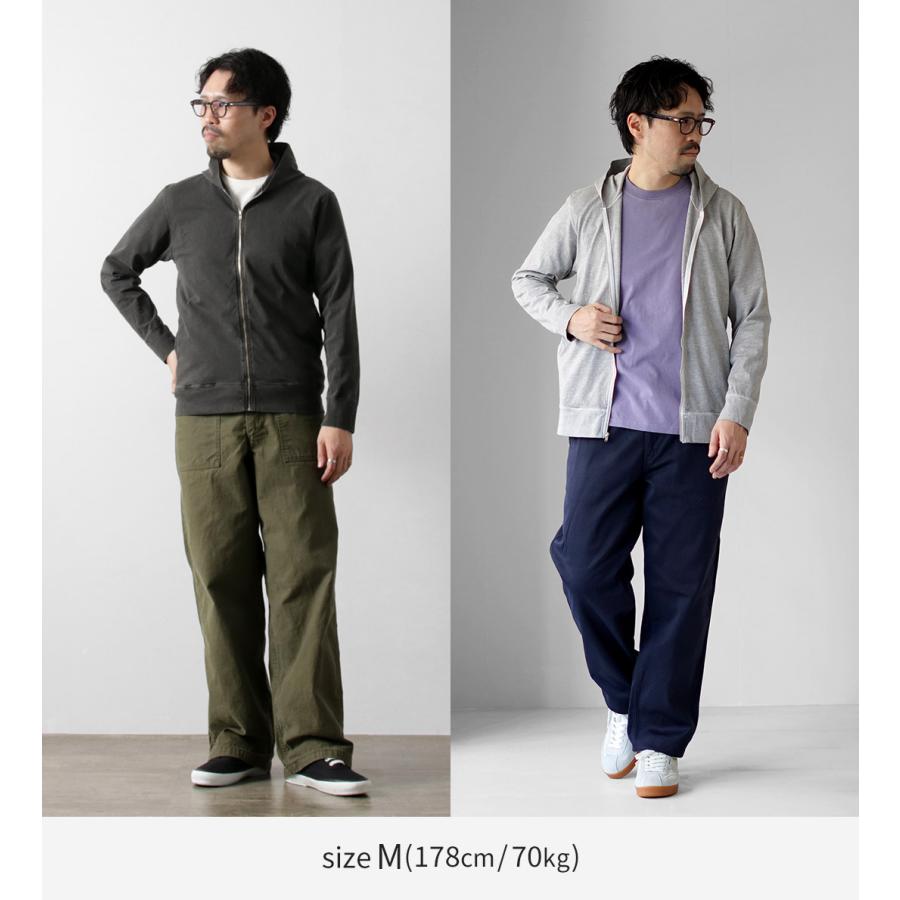 GOOD ON（グッドオン） ジップTEEパーカー ピグメントダイ / メンズ