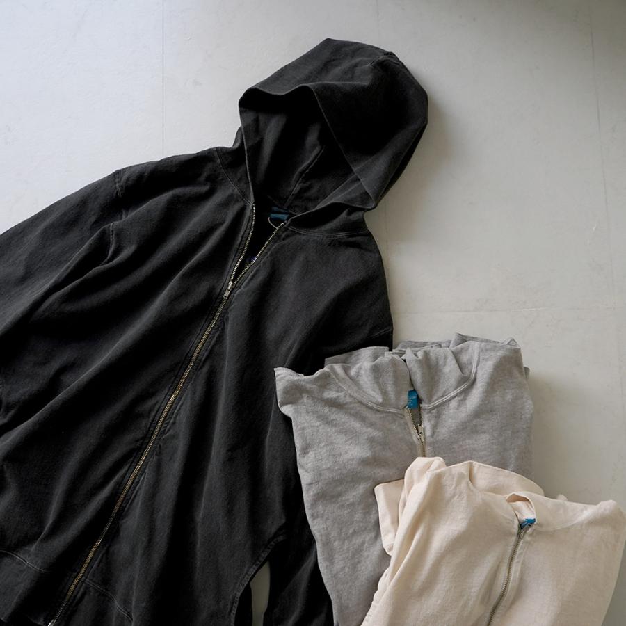 GOOD ON（グッドオン） ジップTEEパーカー ピグメントダイ / メンズ
