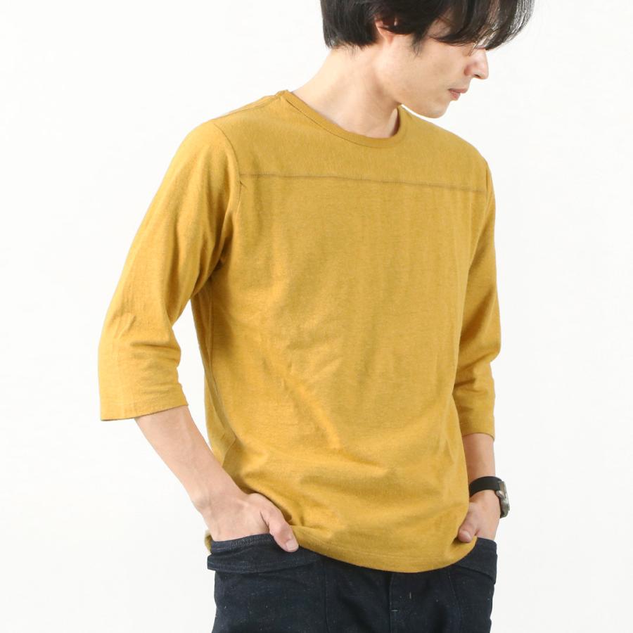 GOHEMP（ゴーヘンプ） ベーシック フットボール Tシャツ / トップス カットソー 7分袖 クルーネック ヘンプ コットン メンズ BASIC FOOTBALL TEE｜rococo｜16