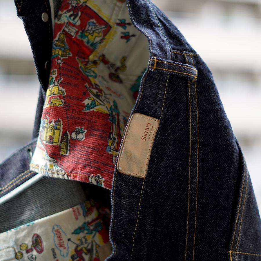 Sanca（サンカ） 15.5オンス デニムテーパード 5Pパンツ