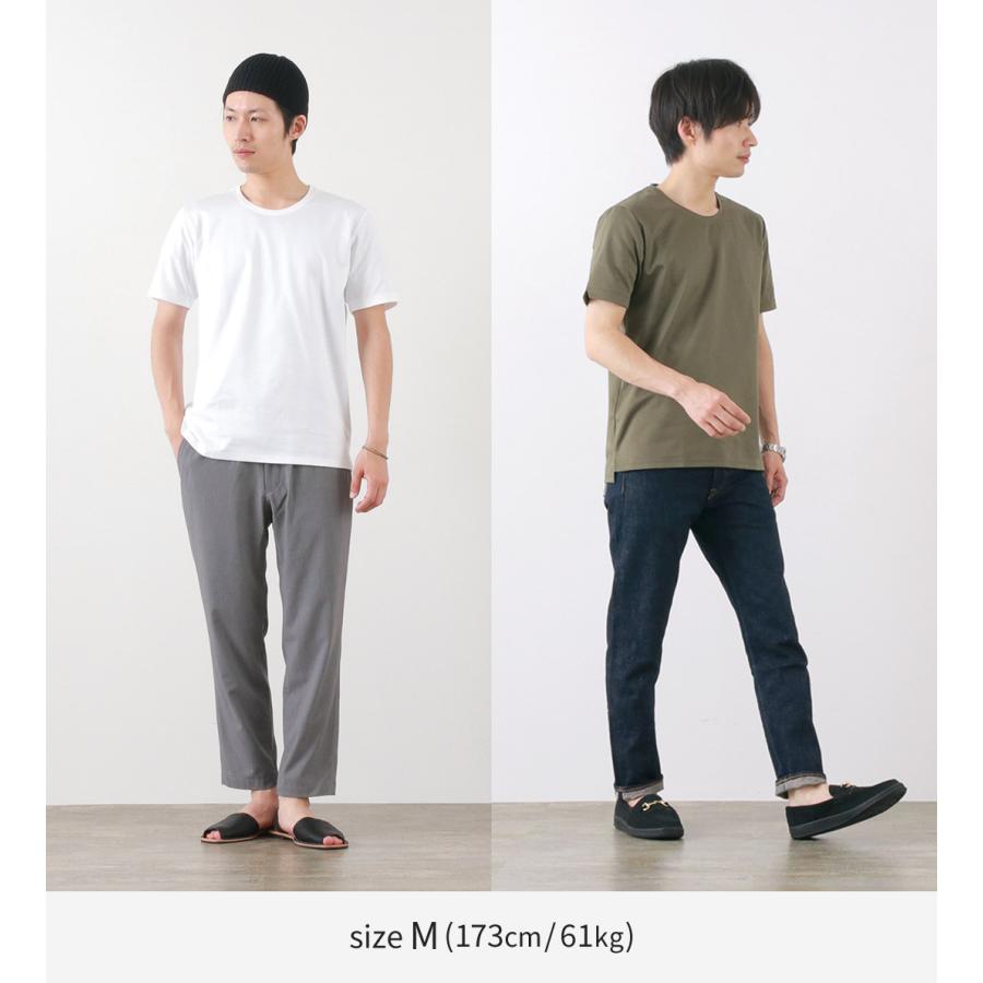 RE MADE IN TOKYO JAPAN（アールイー） 東京メイド ドレスTシャツ クルーネック / 半袖 メンズ 無地 日本製 DRESS T-SHIRT｜rococo｜15