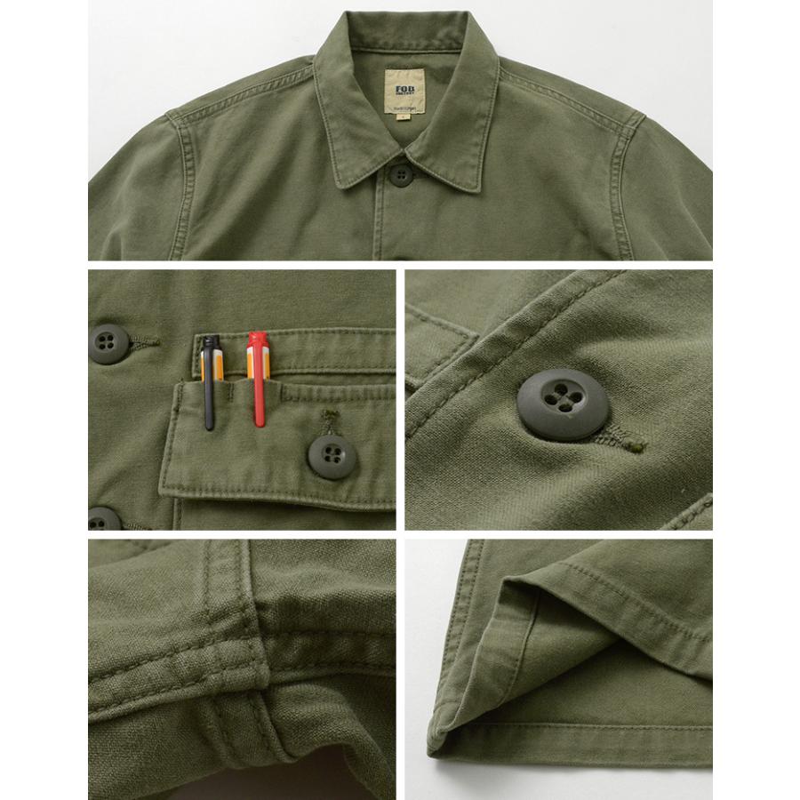 F.O.B FACTORY ファティーグシャツジャケット サイズ2 F.O.B FACTORY（エフオービー ファクトリー）FATIGUE SHIRT JK