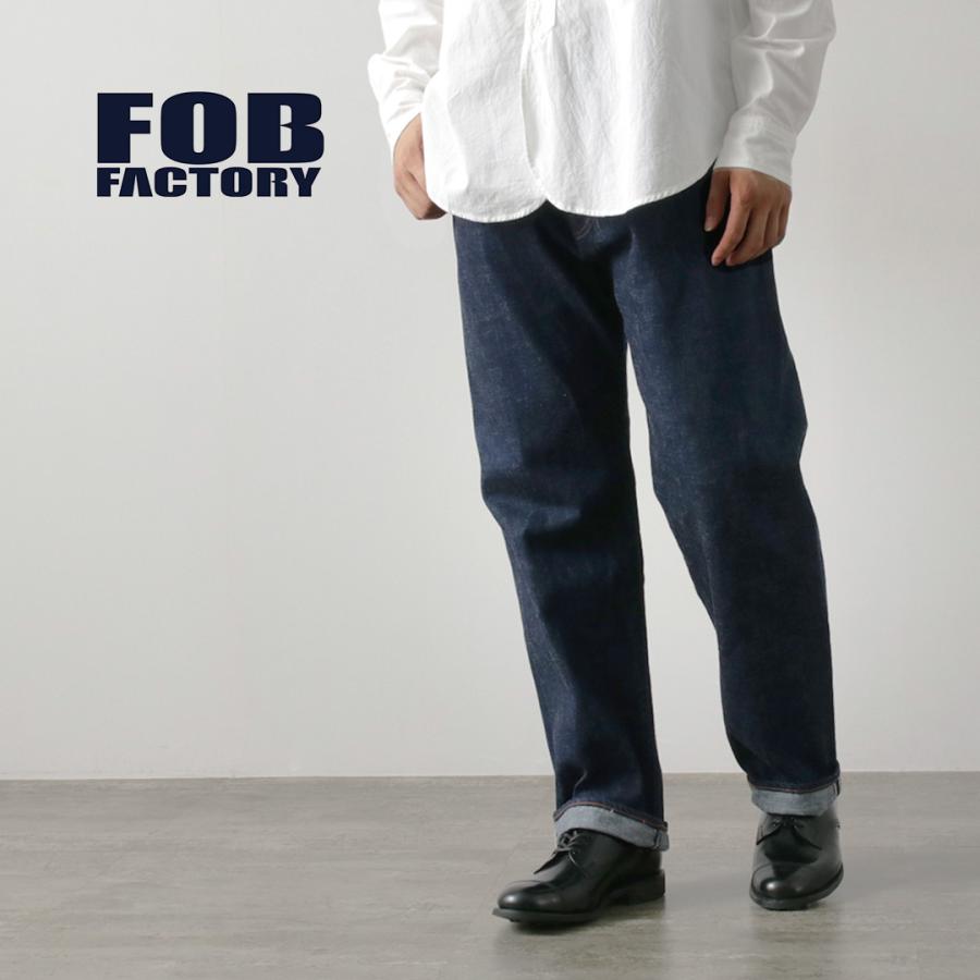 FOB FACTORY FACTORY(FOBファクトリー) F1147 ワイドデニム5P FOB FACTORY FACTORY(FOBファクトリー) F1147 ワイドデニム5P
