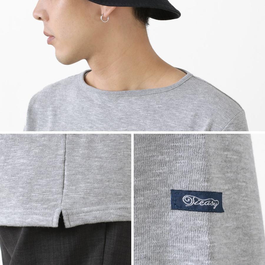 TIEASY（ティージー） HDCS ボートネック バスクシャツ / メンズ レディース ユニセックス Tシャツ 長袖 | TIEASY | 17