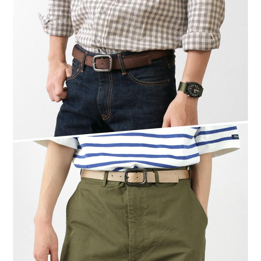 TRIPLE E（トリプルイー） プレーン ナイロン ウェブ ベルト / メンズ