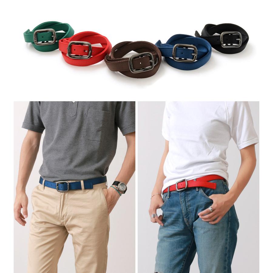TRIPLE E（トリプルイー） プレーン ナイロン ウェブ ベルト / メンズ