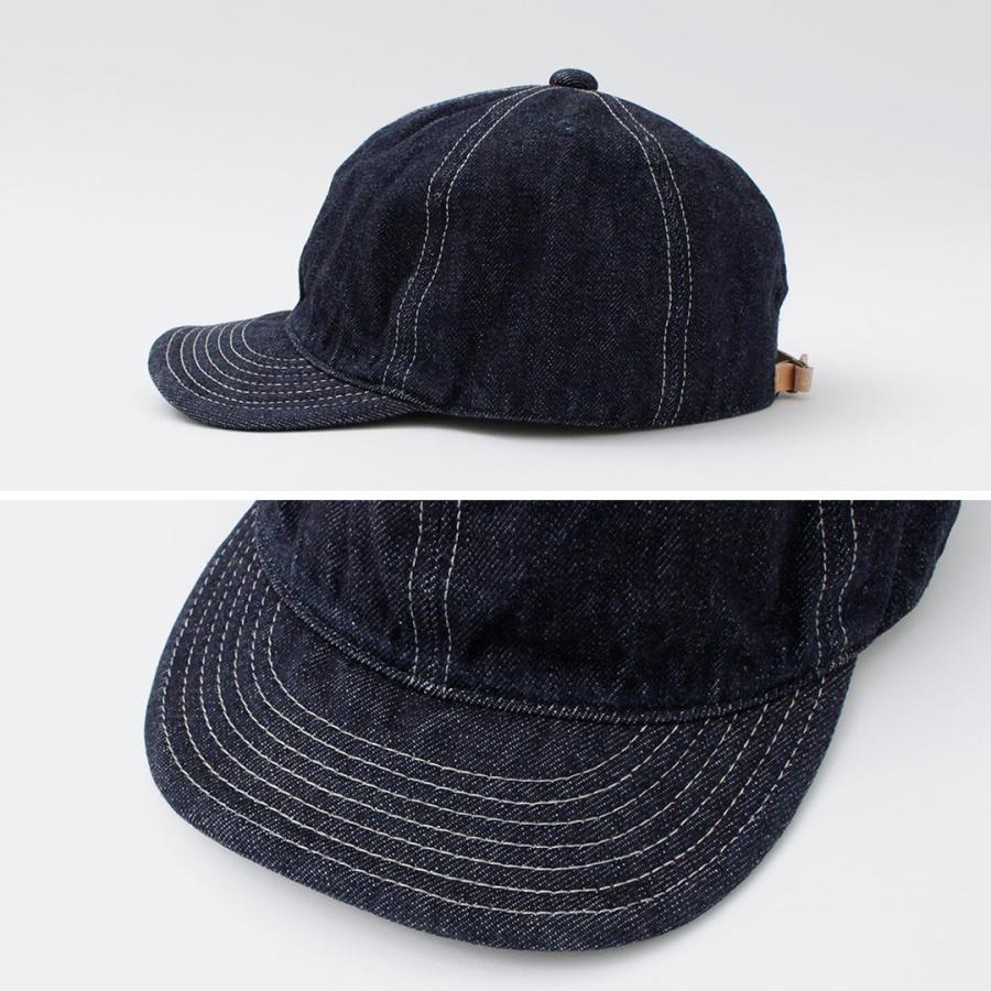 HIGHER（ハイアー） セルヴィッチ デニムキャップ ワンウォッシュ / メンズ レディース 帽子 日本製 HT18006 SELVEDGE DENIM CAP | HIGHER（ファッション） | 10