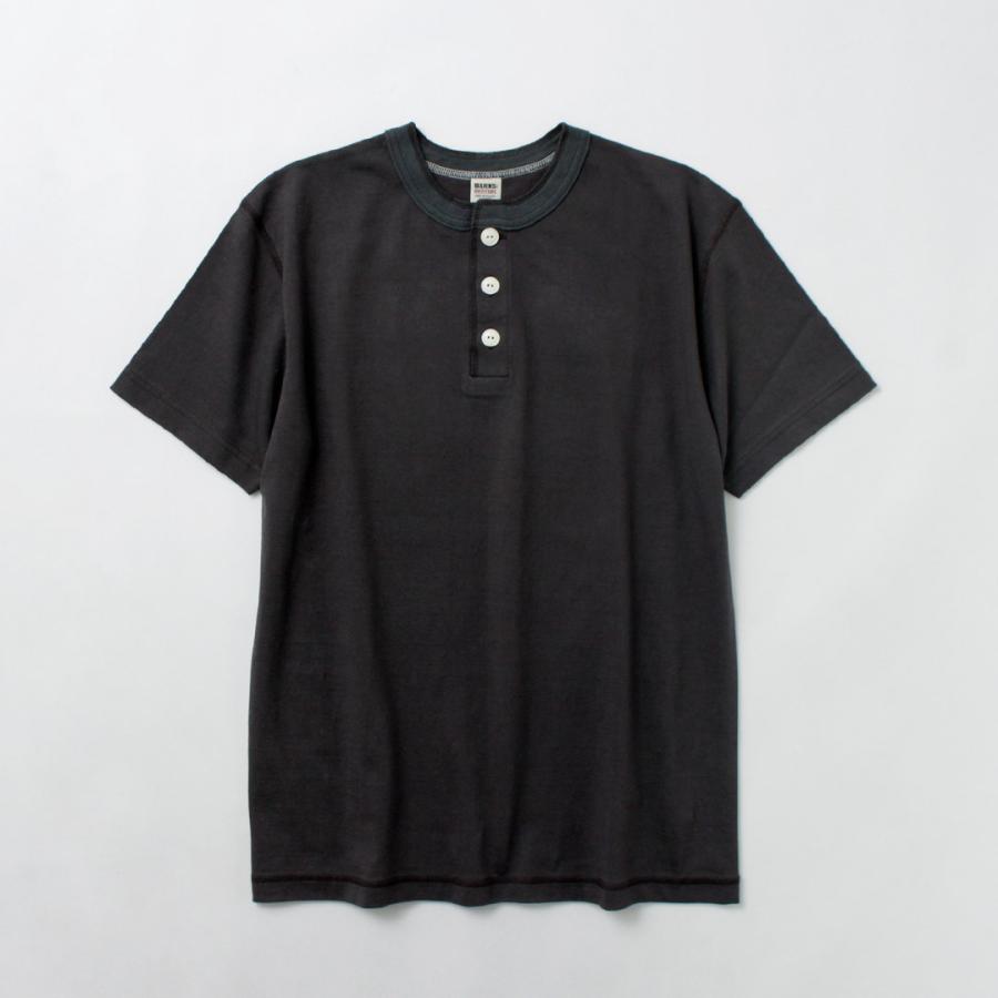 BARNS OUTFITTERS BARNS（バーンズ） ヘンリーネック 半袖 T