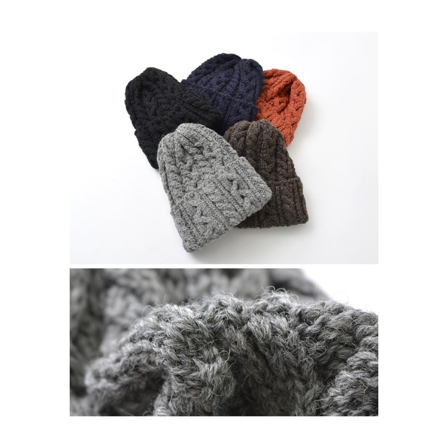 HIGHLAND 2000（ハイランド2000） ボブキャップ ニットキャップ ニット帽 ケーブル編み / ブリティッシュウール / メンズ レディース | HIGHLAND 2000 | 11