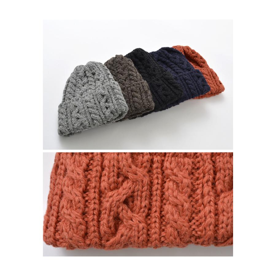 HIGHLAND 2000（ハイランド2000） ボブキャップ ニットキャップ ニット帽 ケーブル編み / ブリティッシュウール / メンズ レディース | HIGHLAND 2000 | 12