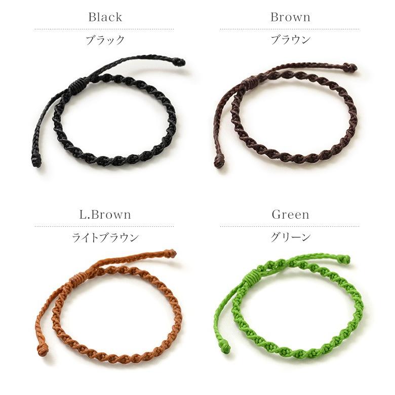 phaduA (パ・ドゥア) ブレスレット ワックスコード / メンズ / レディース / ミサンガ / ペア | ROCOCO | 09