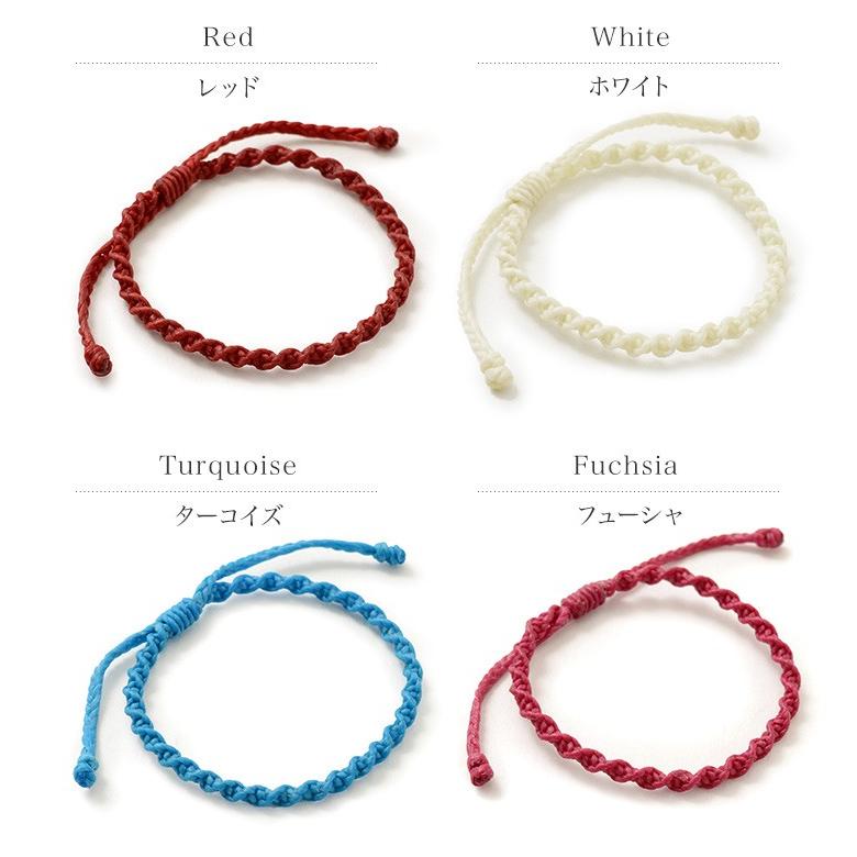 phaduA (パ・ドゥア) ブレスレット ワックスコード / メンズ / レディース / ミサンガ / ペア | ROCOCO | 10