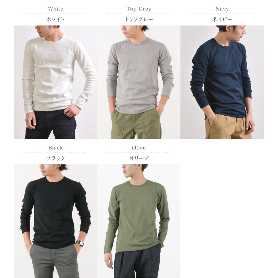 RE MADE IN TOKYO JAPAN（アールイー） パーフェクトインナー ギザコットン クルー / カットソー Tシャツ ロンT | Re made in tokyo japan | 06