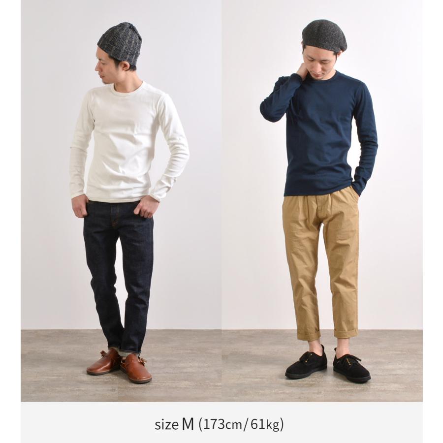 RE MADE IN TOKYO JAPAN（アールイー） パーフェクトインナー ギザコットン クルー / カットソー Tシャツ ロンT | Re made in tokyo japan | 08