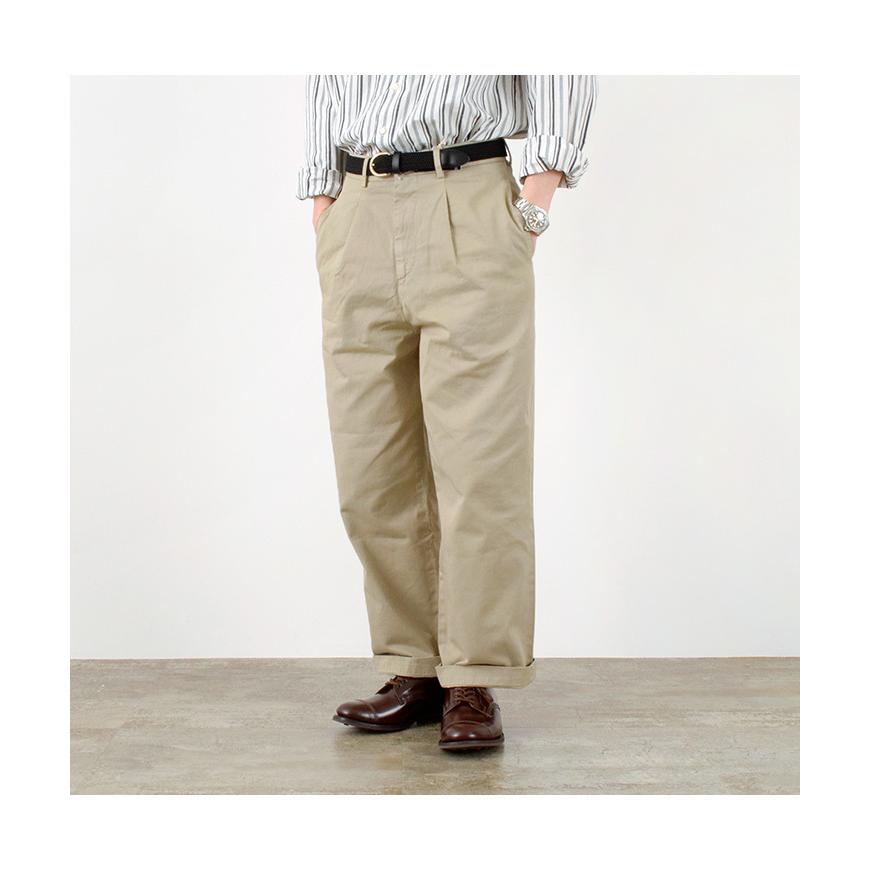 RICCARDO METHA（リカルドメッサ） NEW 1タック ワイド トラウザー