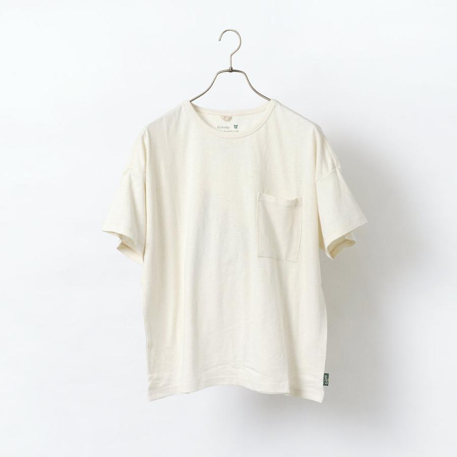 GOHEMP（ゴーヘンプ） ワイド ポケットTシャツ / 半袖 メンズ 無地 ヘンプ オーガニックコットン 吸湿 速乾 | GOHEMP | 11