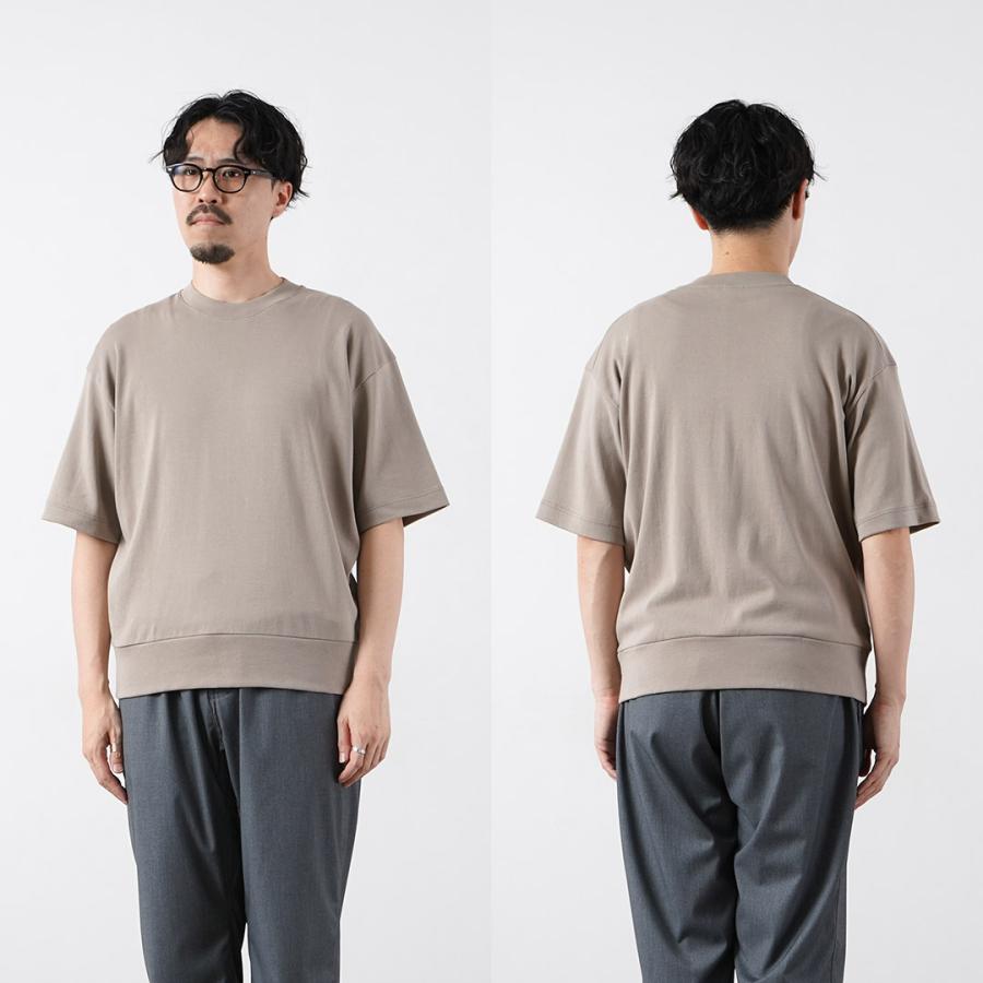 GICIPI（ジチピ） トーンノ フライス リラックスフィット クルーネック Tシャツ イタリア製 / メンズ 半袖 | gicipi | 14
