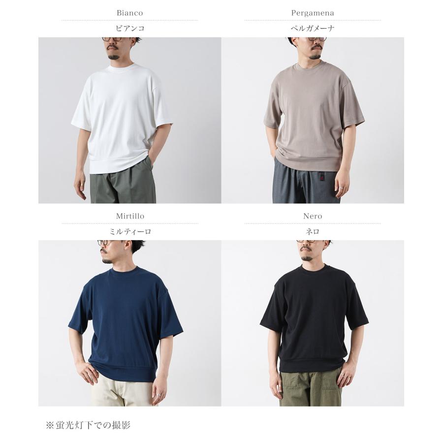 GICIPI（ジチピ） トーンノ フライス リラックスフィット クルーネック Tシャツ イタリア製 / メンズ 半袖 | gicipi | 05
