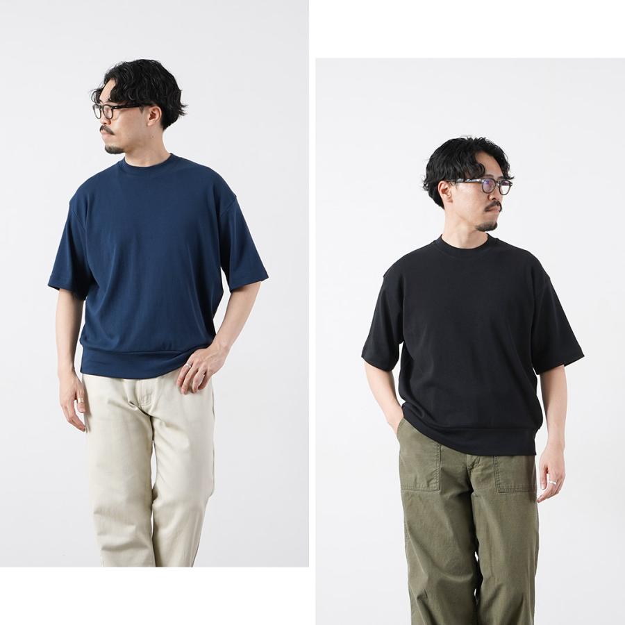 GICIPI（ジチピ） トーンノ フライス リラックスフィット クルーネック Tシャツ イタリア製 / メンズ 半袖 | gicipi | 08