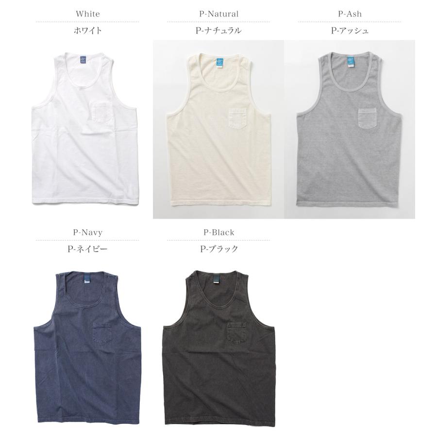 GOOD ON（グッドオン） ポケット タンクトップ / メンズ ピグメントダイ 日本製 GOST1104 | GOOD ON | 06