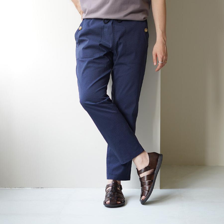 RE MADE IN TOKYO JAPAN（アールイー） クールマックス シアサッカー パンツ / メンズ パンツ イージーパンツ 日本製 | Re made in tokyo japan | 13