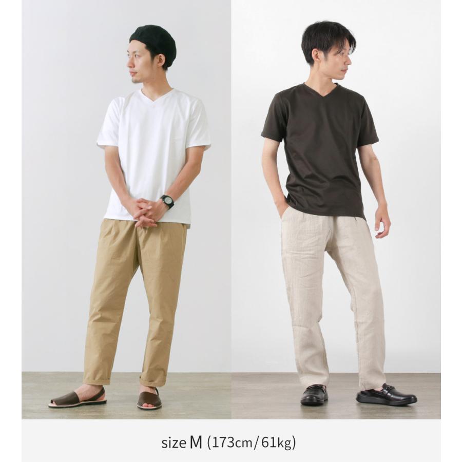 RE MADE IN TOKYO JAPAN（アールイー） 東京メイド ドレスTシャツ Vネック / 半袖 メンズ 無地 日本製 | Re made in tokyo japan | 09