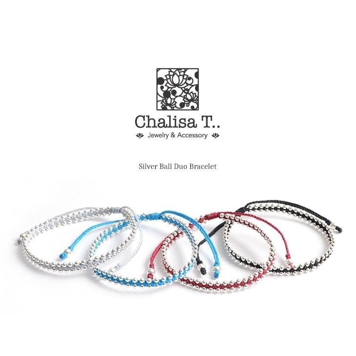 CHALISA T..（チャリッサ・ティー） シルバーボールビーズ デュオ ブレスレット / シルバー925 / レディース | ROCOCO | 05