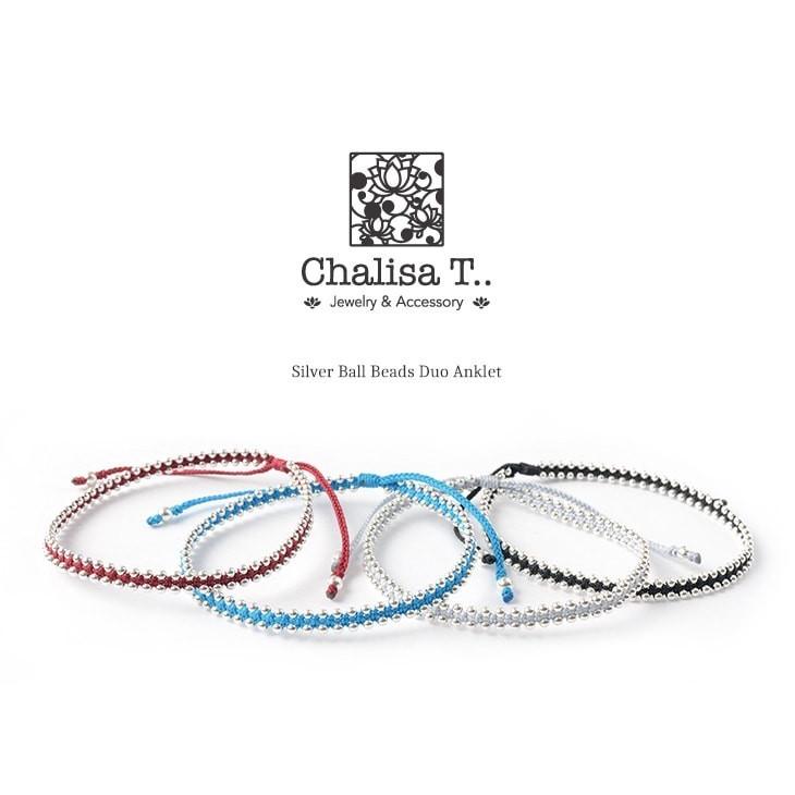 CHALISA T..（チャリッサ・ティー） シルバーボールビーズ デュオ アンクレット / シルバー925 / レディース | ROCOCO | 05