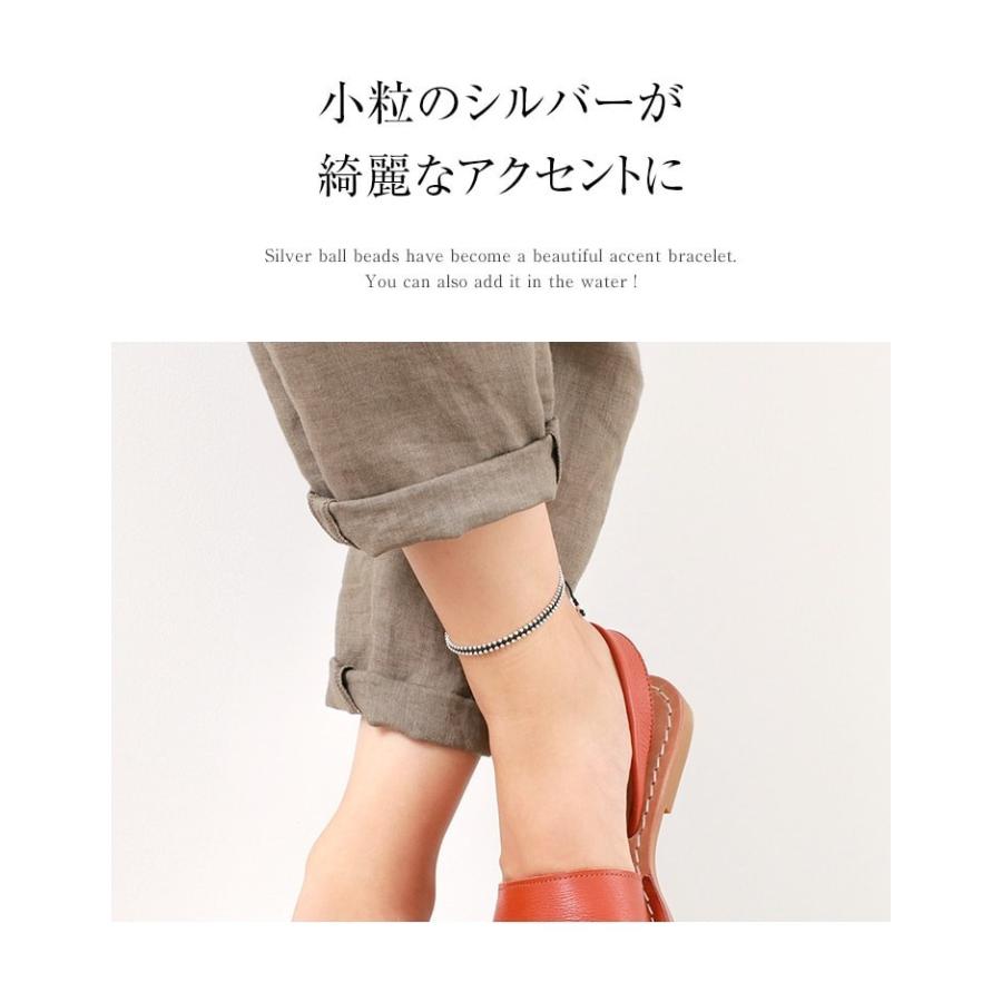 CHALISA T..（チャリッサ・ティー） シルバーボールビーズ デュオ アンクレット / シルバー925 / レディース | ROCOCO | 06