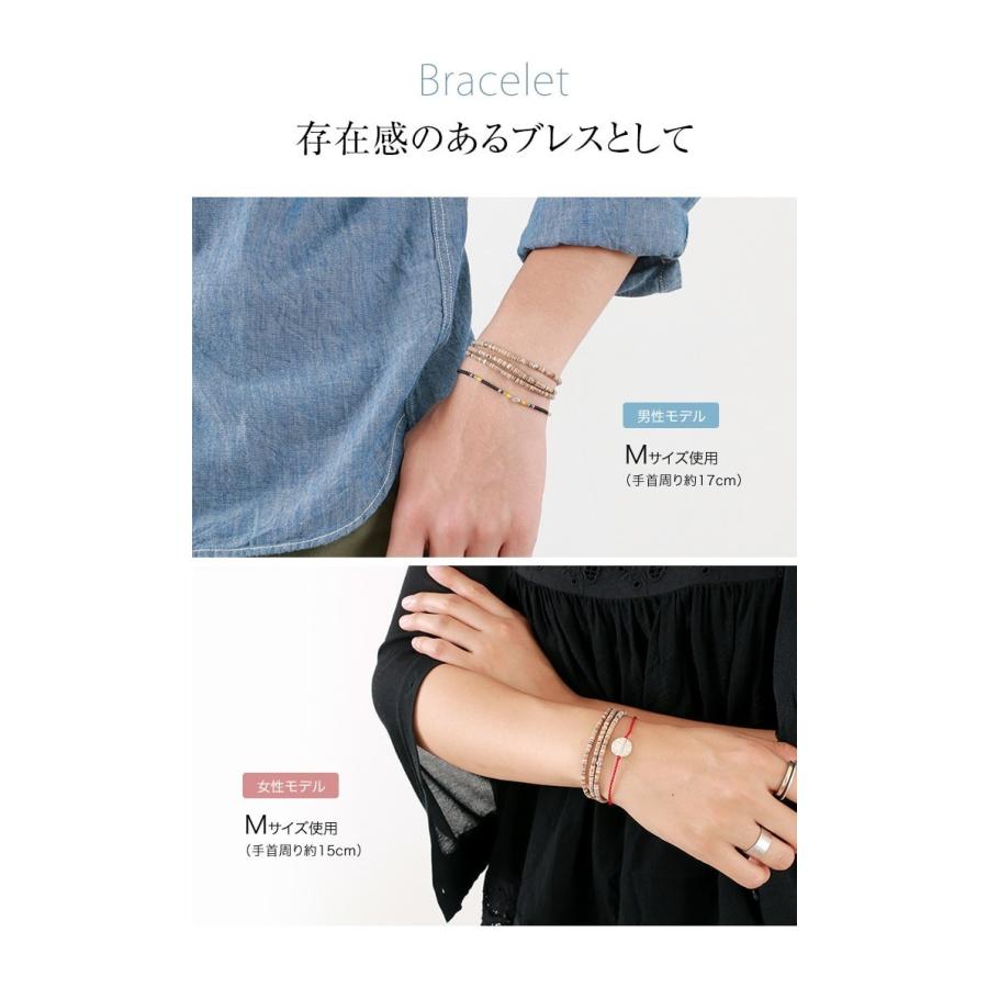 phaduA（パ・ドゥア） シェルビーズ ワックスコード 3way / ネックレス ブレス アンク / メンズ レディース | ROCOCO | 10