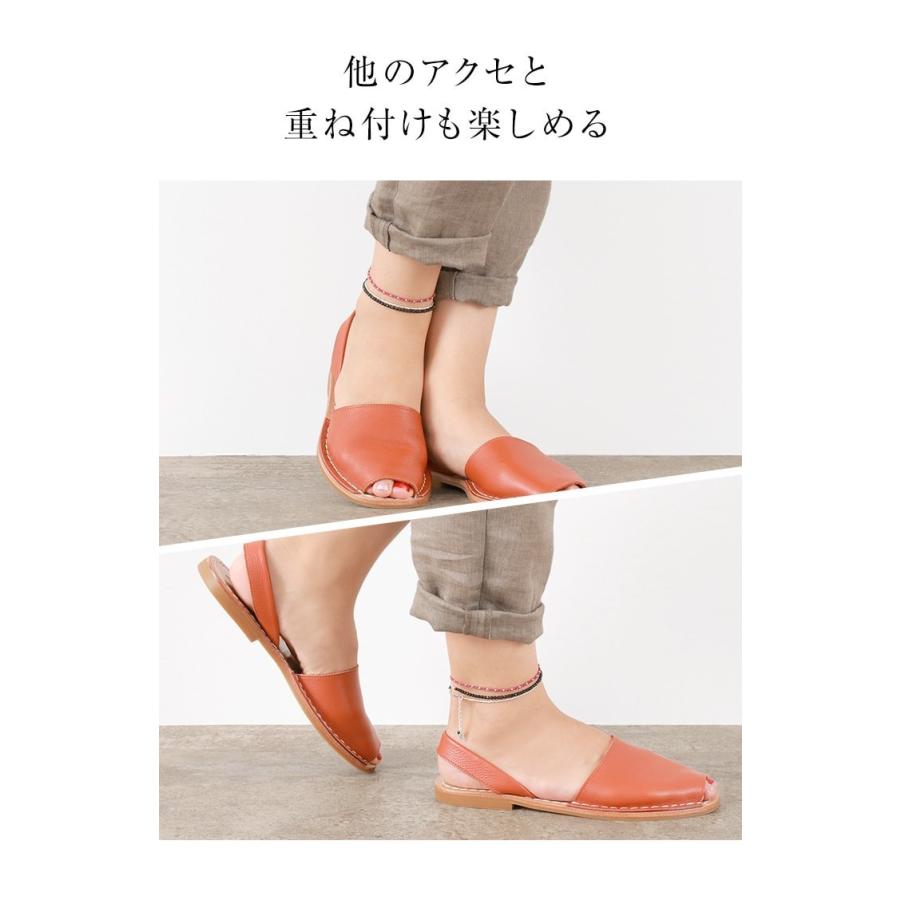 CHALISA T..（チャリッサ・ティー） オニキス Wラップ アンクレット / カレンシルバー / 3mm マルチカットビーズ / レディース | ROCOCO | 07