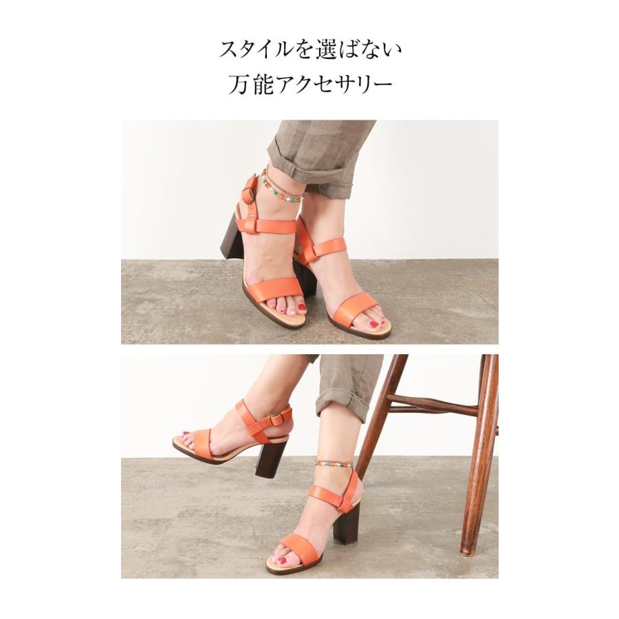 CHALISA T..（チャリッサ・ティー） ターコイズ アンバー パール コンビアンクレット / レディース / シルバー925 | ROCOCO | 08