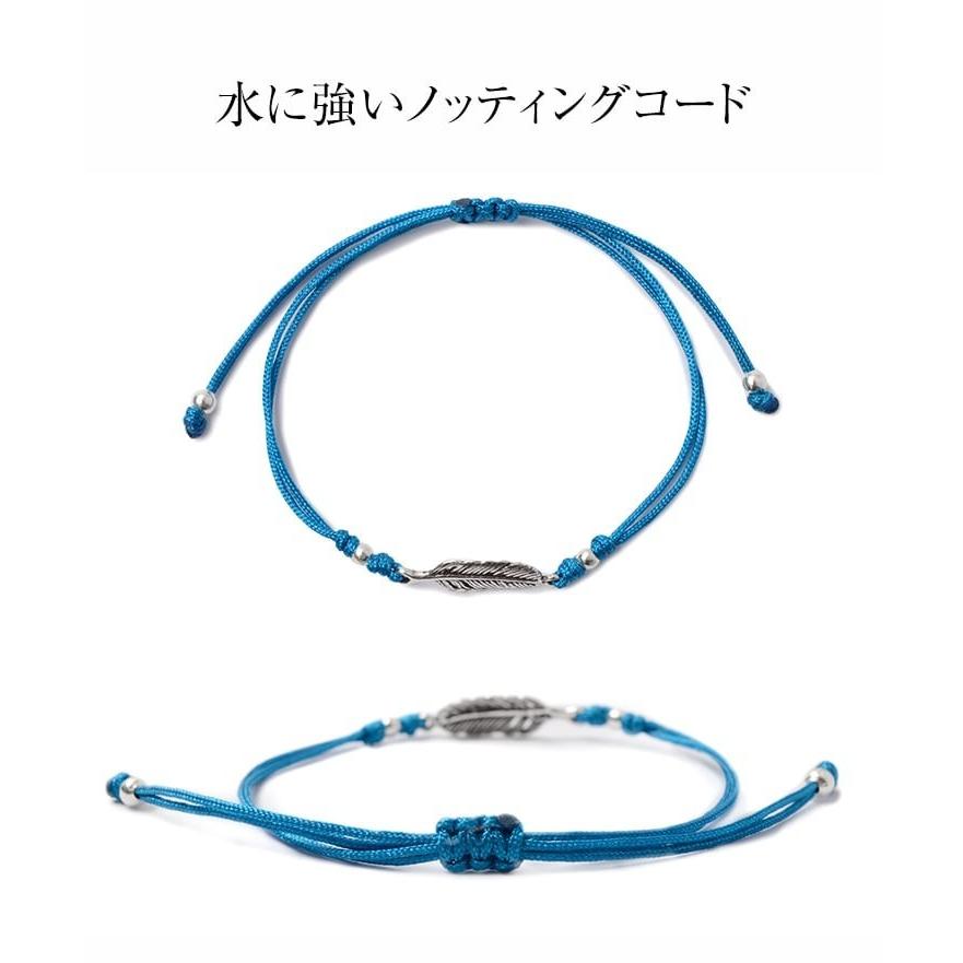 CHALISA T..（チャリッサ・ティー） ミニフェザーノッティングコード ブレスレット / シルバー925 / プレーティング | ROCOCO | 10