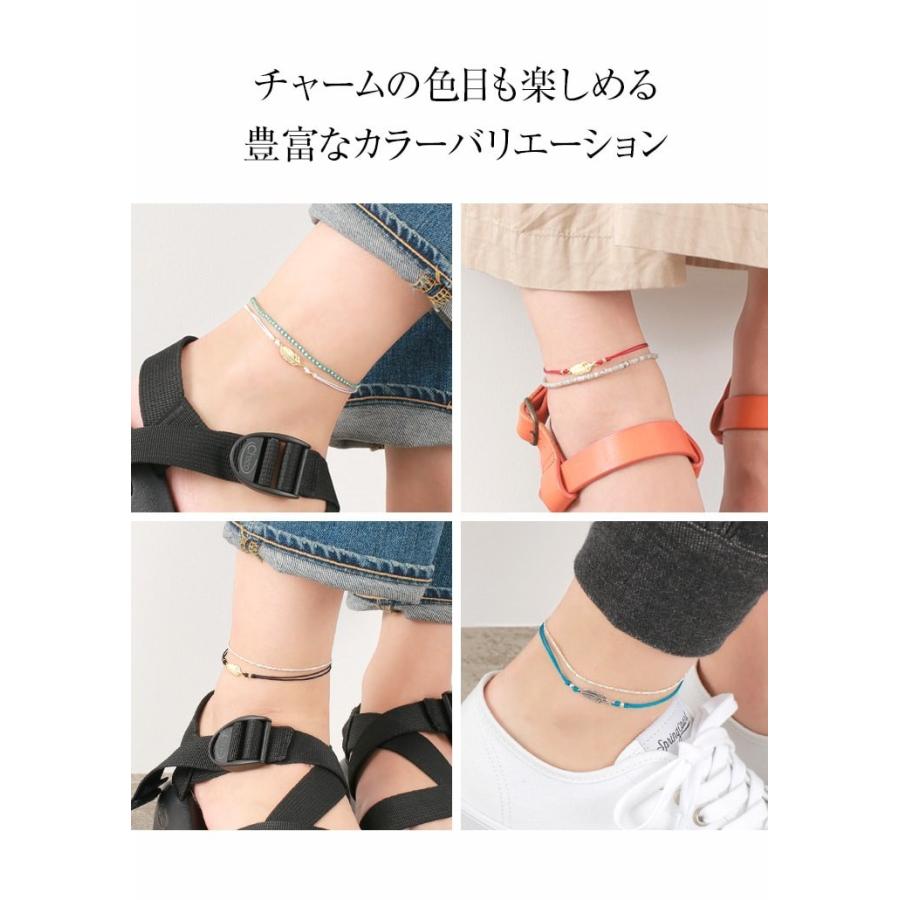 CHALISA T..（チャリッサ・ティー） ミニフェザーノッティングコード アンクレット / シルバー925 / プレーティング | ROCOCO | 11