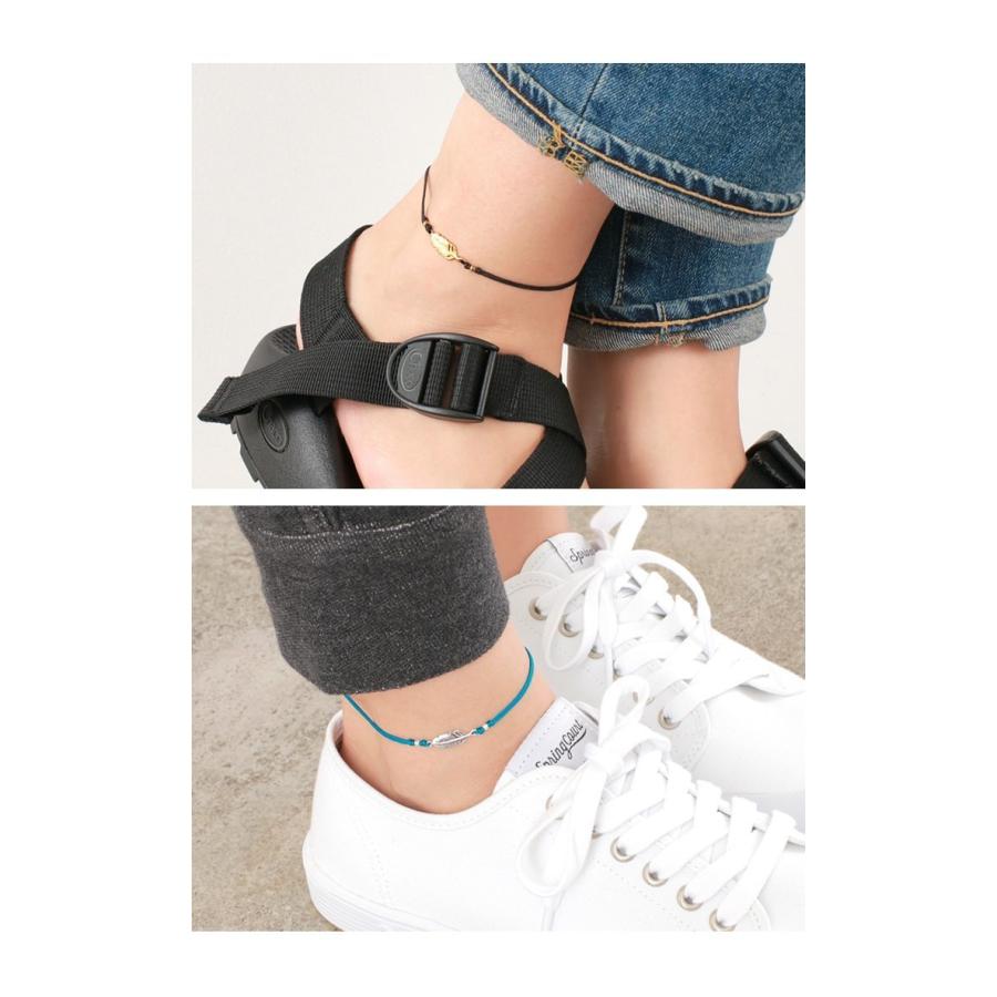 CHALISA T..（チャリッサ・ティー） ミニフェザーノッティングコード アンクレット / シルバー925 / プレーティング | ROCOCO | 09