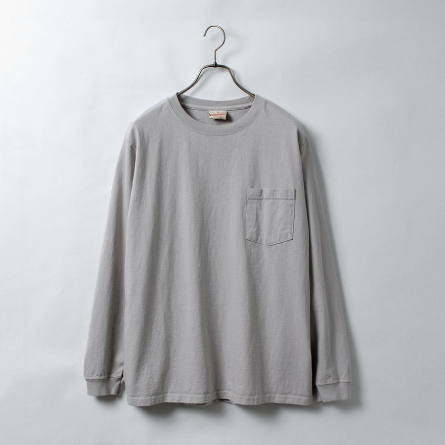 GOODWEAR（グッドウェア） クルーネック ポケット Tシャツ 長袖 / メンズ レディース ロンT 無地 ヘビーオンス 厚手 | Goodwear | 11