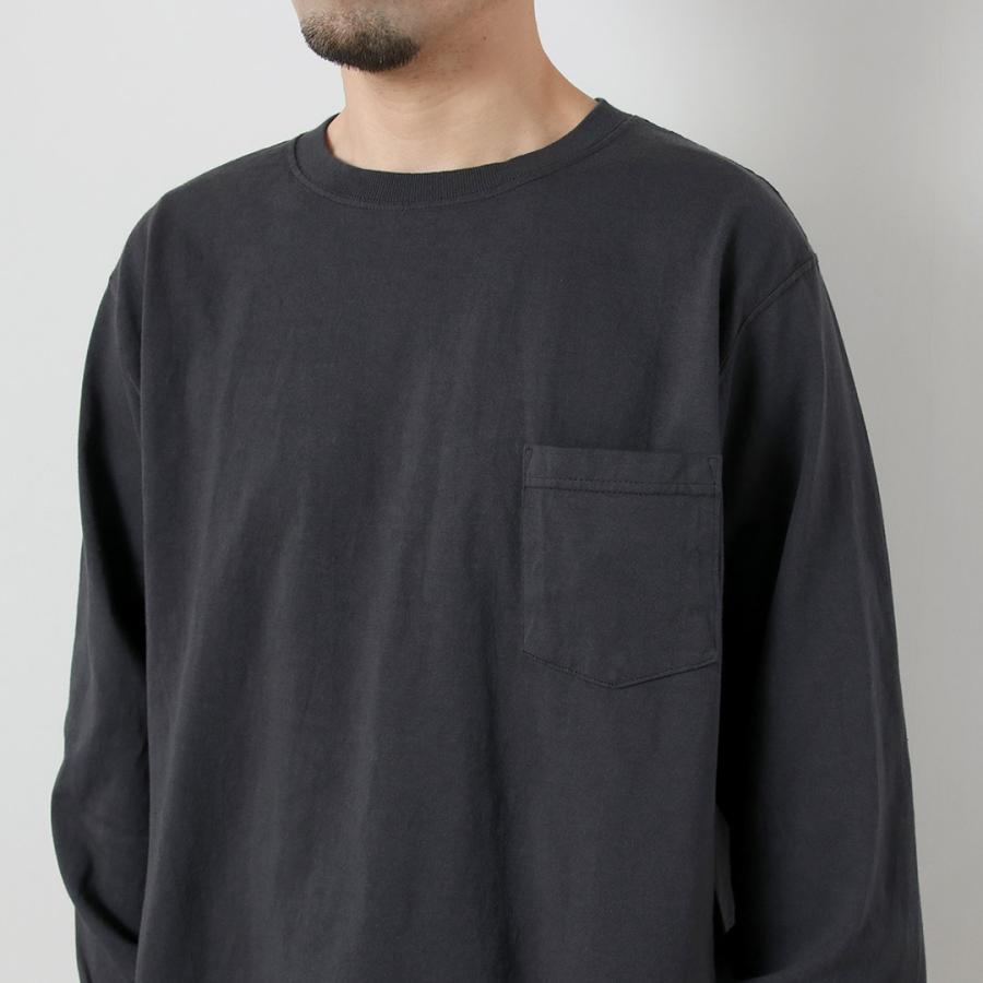 Goodwear（グッドウェア） クルーネック ポケット Tシャツ 長袖