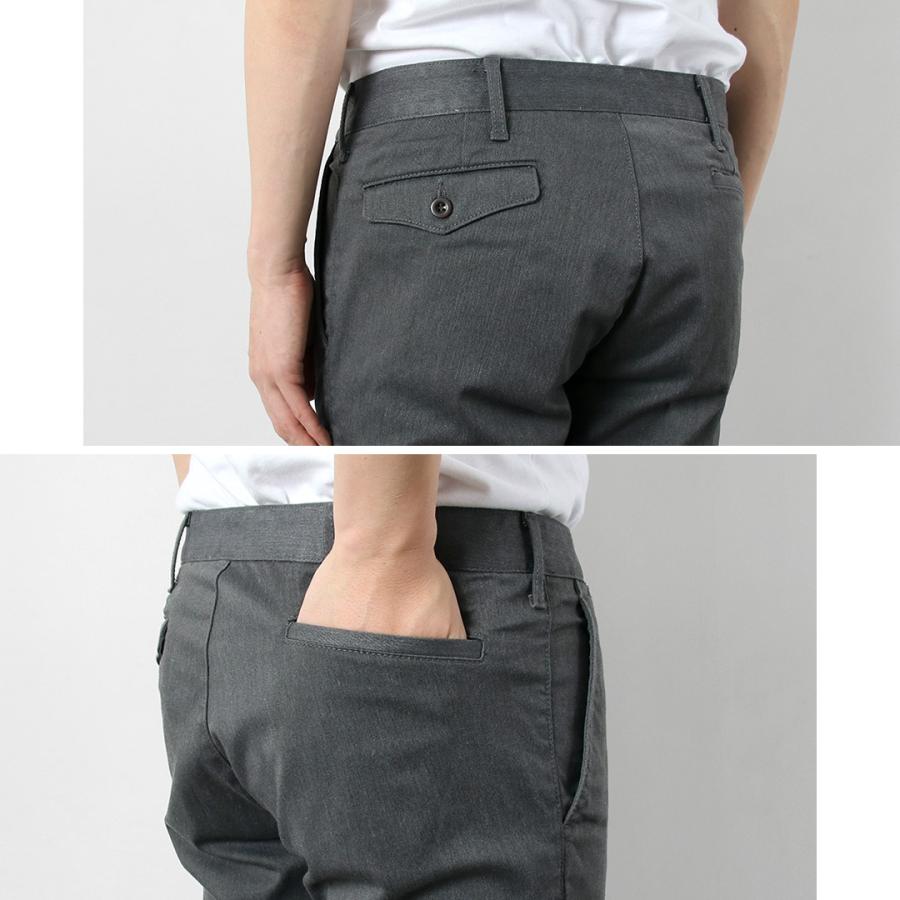 Blue refabric（ブルーリファブリック） オフィサー テーパードトラウザー 日本製 / メンズ チノパン ストレッチ | JAPAN BLUE JEANS | 14