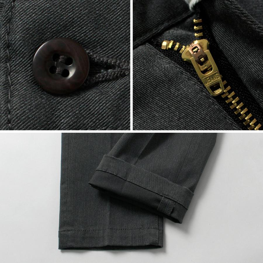 Blue refabric（ブルーリファブリック） オフィサー テーパードトラウザー 日本製 / メンズ チノパン ストレッチ | JAPAN BLUE JEANS | 18