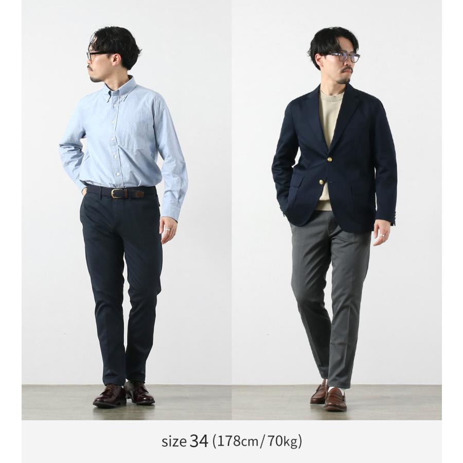 Blue refabric（ブルーリファブリック） オフィサー テーパードトラウザー 日本製 / メンズ チノパン ストレッチ | JAPAN BLUE JEANS | 07
