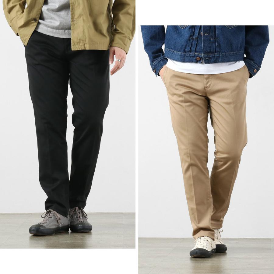 Blue refabric（ブルーリファブリック） オフィサー テーパードトラウザー 日本製 / メンズ チノパン ストレッチ | JAPAN BLUE JEANS | 08