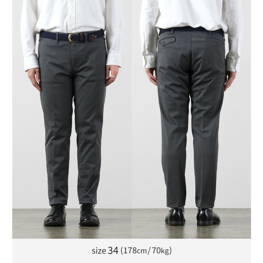 Blue refabric（ブルーリファブリック） オフィサー テーパードトラウザー 日本製 / メンズ チノパン ストレッチ | JAPAN BLUE JEANS | 09