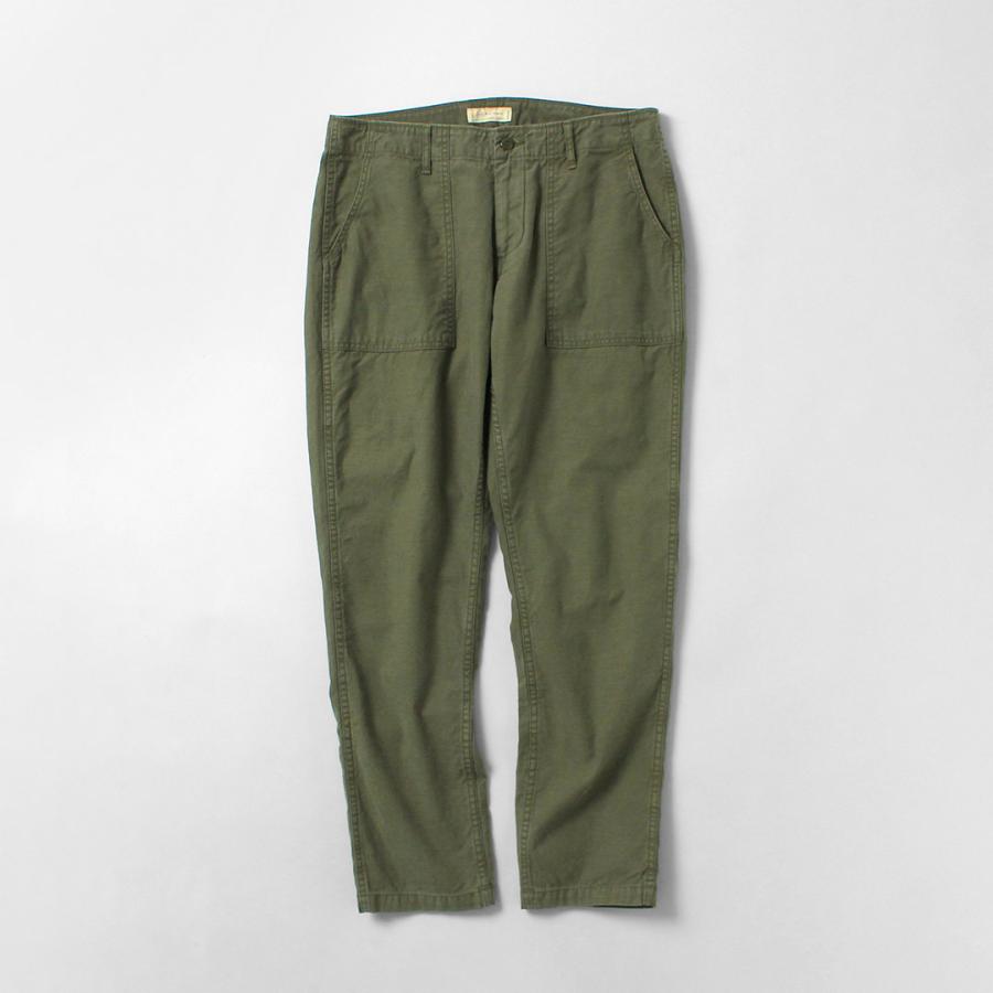 Blue refabric（ブルーリファブリック） ベイカー テーパードパンツ 硫化染めバックサテン 日本製 / メンズ ベーカーパンツ | JAPAN BLUE JEANS | 06