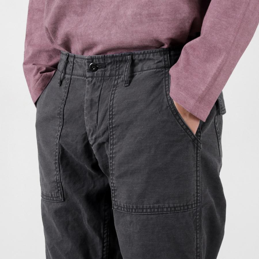 Blue refabric（ブルーリファブリック） ベイカー テーパードパンツ 硫化染めバックサテン 日本製 / メンズ ベーカーパンツ | JAPAN BLUE JEANS | 12