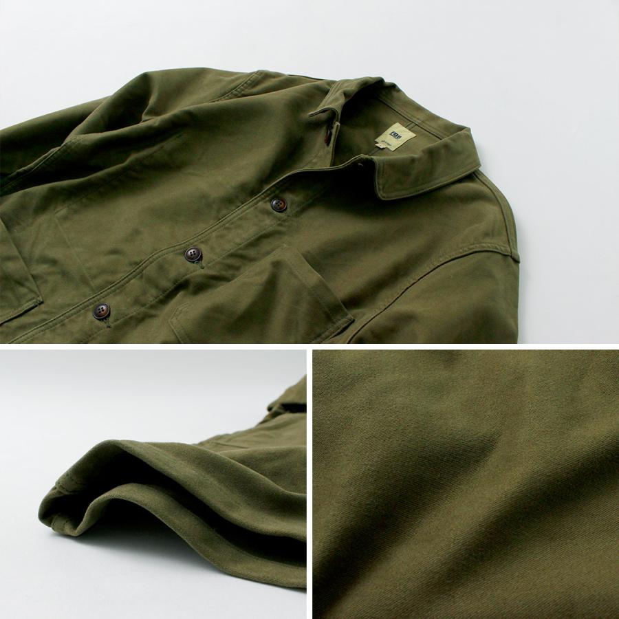 FOB FACTORY（FOBファクトリー） F2373 フレンチ モールスキン ジャケット / カバーオール 長袖 メンズ ワーク 日本製 | FOB FACTORY | 11
