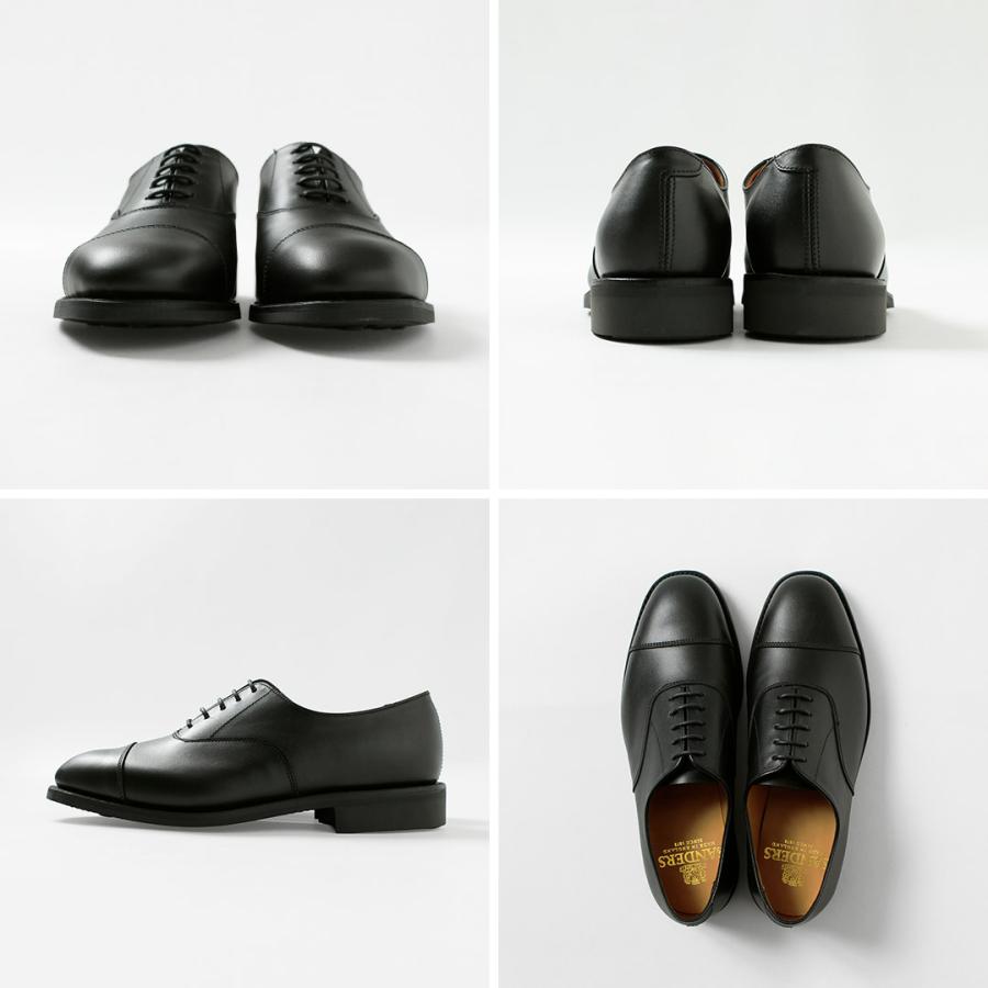 SANDERS（サンダース） 1846B 別注 キャップトゥ オックスフォード レザーシューズ / ドレスシューズ 内羽根 イギリス製 本革 | SANDERS | 15