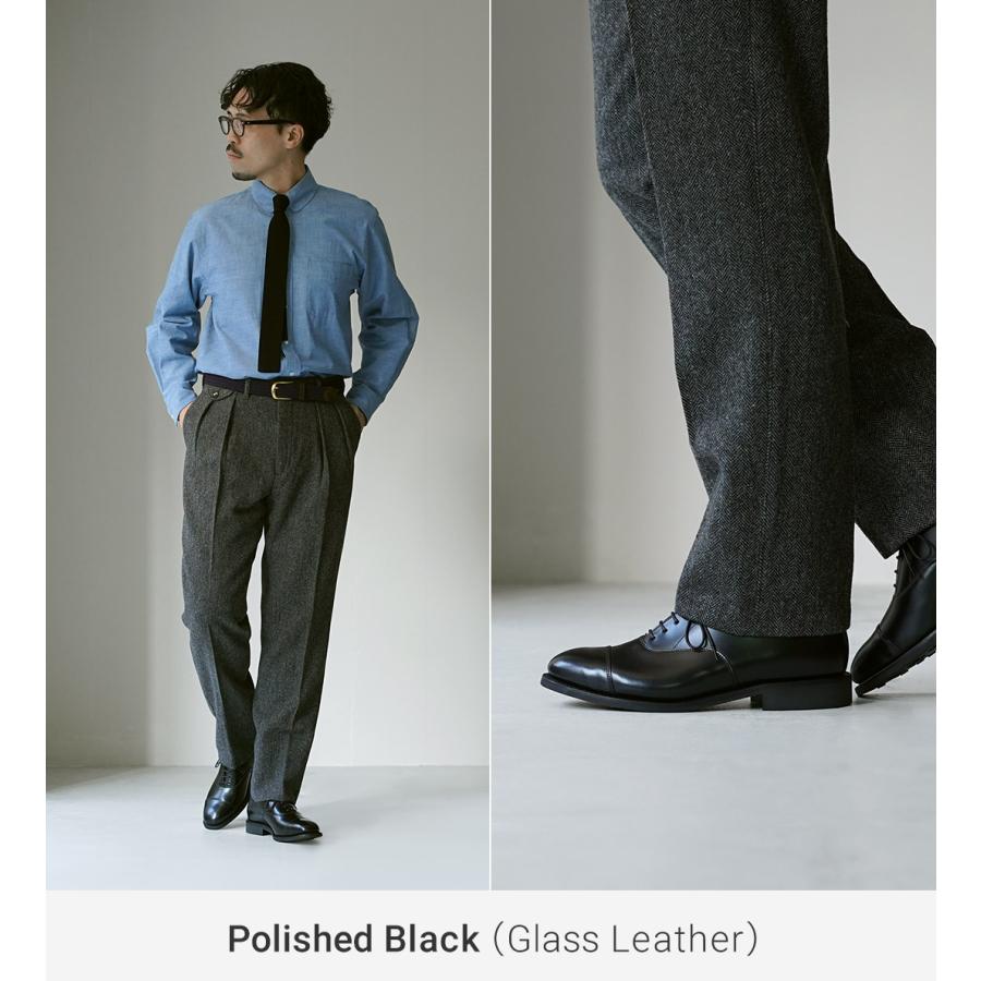 SANDERS（サンダース） 1846B 別注 キャップトゥ オックスフォード レザーシューズ / ドレスシューズ 内羽根 イギリス製 本革 | SANDERS | 06